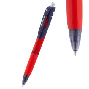 Bolígrafo con antideslizante cuerpo triangular 0.7mm rojo