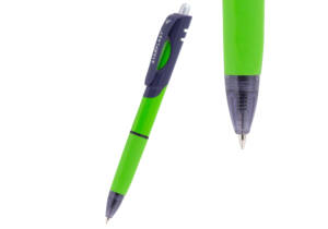 Bolígrafo con antideslizante cuerpo triangular 0.7mm verde