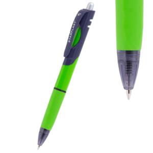 Bolígrafo con antideslizante cuerpo triangular 0.7mm verde