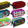 Estuche 3 cremalleras diseño juvenil