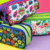 Estuche 3 cremalleras diseño juvenil