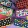 Estuche 3 cremalleras diseño juvenil