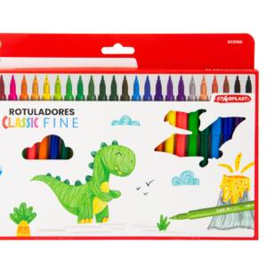 24 Rotuladores Classic Fine Lavables Punta 1-2mm