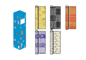 Papel de regalo variado 1m x 3m