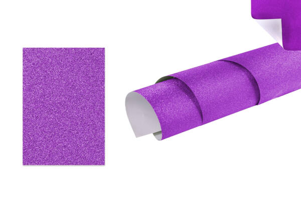 Cartulina purpurina 50x65cm 25U N60 morado