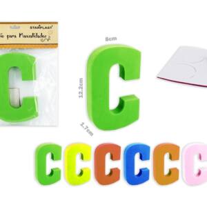Letra C goma eva 122x17mm