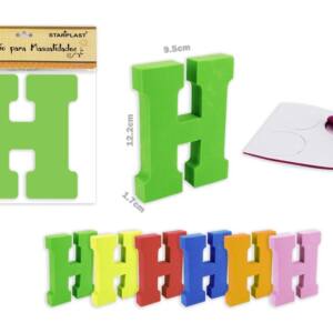 Letra H goma eva 122x17mm