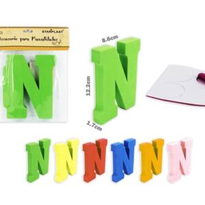 Letra N goma eva 122x17mm