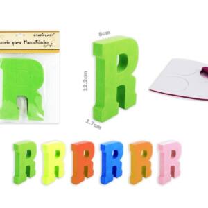 Letra R goma eva 122x17mm