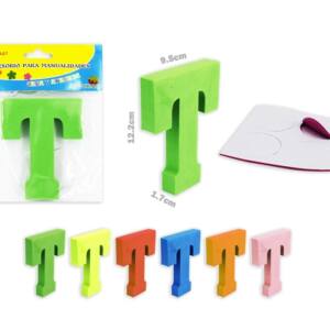 Letra T goma eva 122x17mm