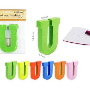 Letra U goma eva 122x17mm