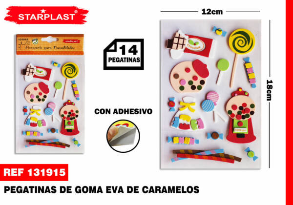 PEGATINA DE GOMA EVA