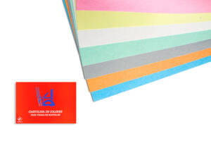 Bloc cartulinas colores pastel A4 7U