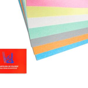 Bloc cartulinas colores pastel A4 7U