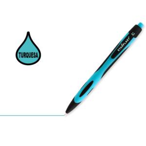 Bolígrafo 1.0mm tinta gel turquesa