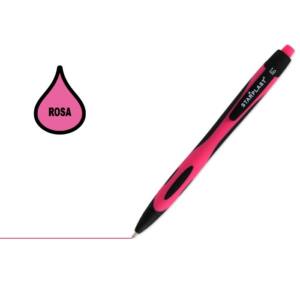 Bolígrafo 1.0mm tinta gel rosa