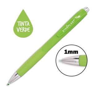 Bolígrafo 1.0mm tinta gel verde