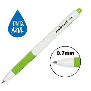 Bolígrafo con antideslizante 0.7mm verde