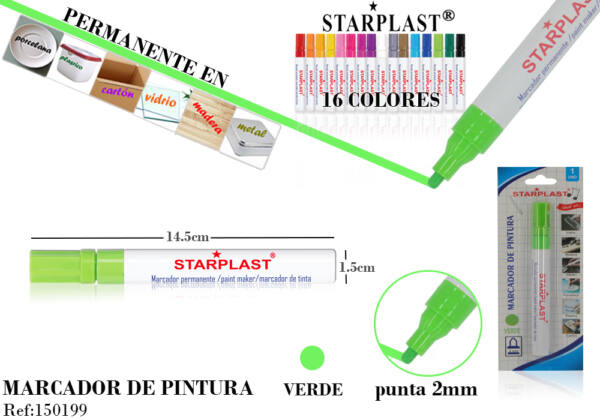 ROT.PINTURA FLUORESCENTE VERDE