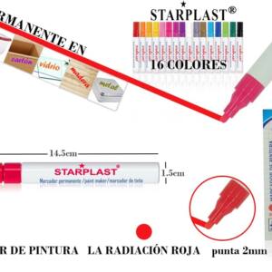 ROT.PINTURA FLUORESCENTE ROJA
