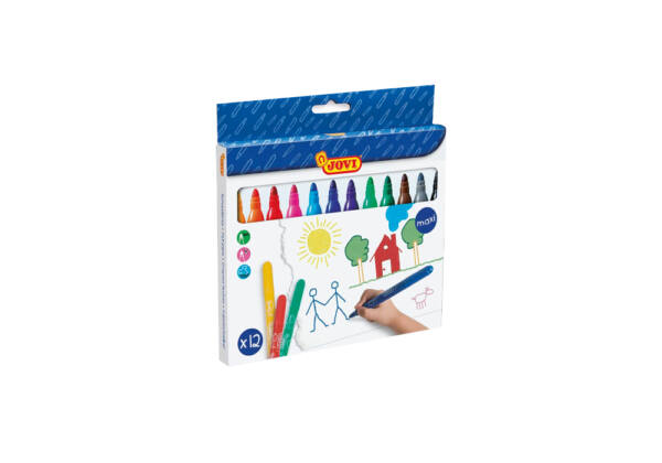 Rotuladores jovi 12 colores