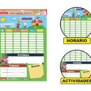 Lámina didáctica horario 40x60cm