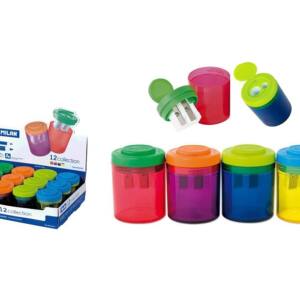 Sacapuntas doble con depósito Milan