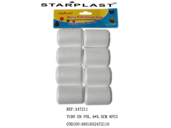 CILINDROS POLIESPAN 8PCS 4X5.5CM