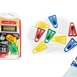 Clip plástico triangular 51mm 10U