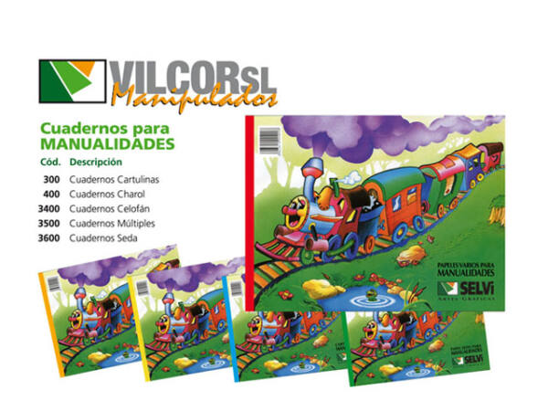 EU-CUADERNO CARTULINA BLANCA