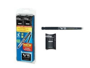 Bolígrafo Pilot V5 + cartucho negro