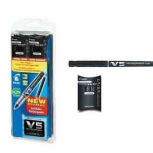 Bolígrafo Pilot V5 + cartucho negro