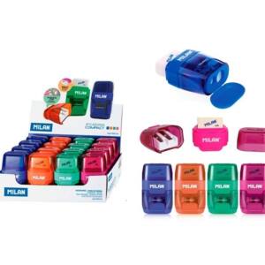 Sacapuntas con borrador Milan compact