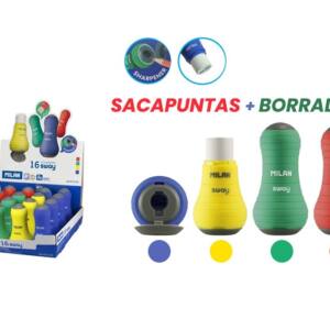 Sacapuntas con borrador Milan sway