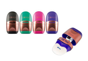 Sacapuntas con borrador Milan copper