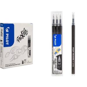 3 Recambios Pilot Frixion negro