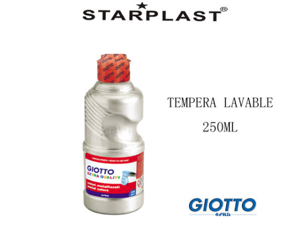 Témpera Giotto 250ml plata