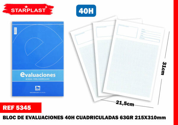 EU-BLOCS DE EXAMEN F`40H CUADROSx