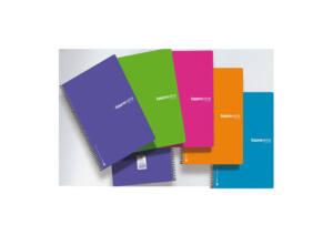 Cuaderno espiral A5 80H 63g/m2 líneas tapa blanda