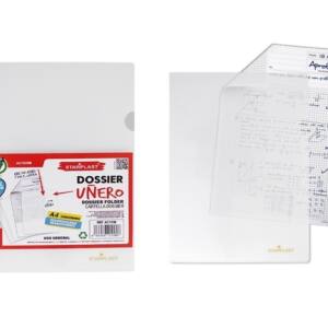Dossier uñero A4 polipropileno transparente