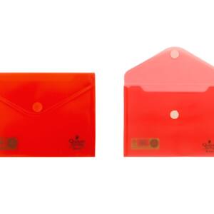 Sobre PP A5 25 x 18 cm rojo