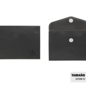 Sobre PP A6 17 x 12 cm negro