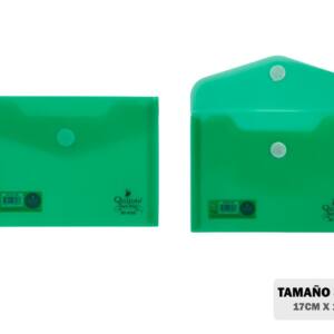 Sobre PP A6 17 x 12 cm verde