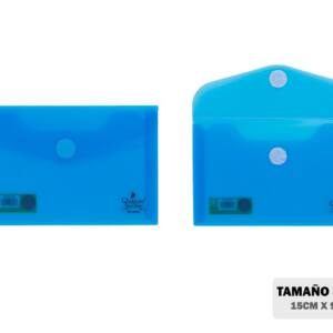 Sobre PP A7 15 x 9.5 cm azul