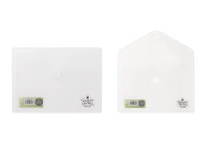 Sobre plástico 25x18cm cierre Velcro® transparente