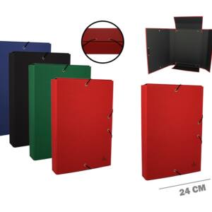 Caja archivo con gomas A4 9cm grosor