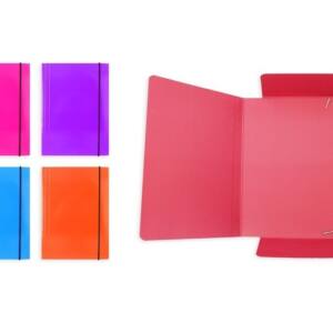 Carpeta solapas con goma cartón A5