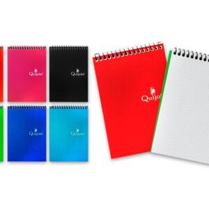 Libreta vertical t/n A6105x150mm 80H 60g/m2 cuadros 4x4