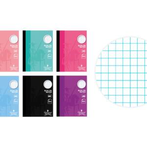 Bloc notas A6 80H 60g/m2cuadros 4x4mm