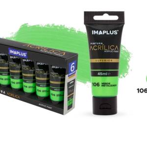 Acrilica  45Ml N106 Verde Metalizado